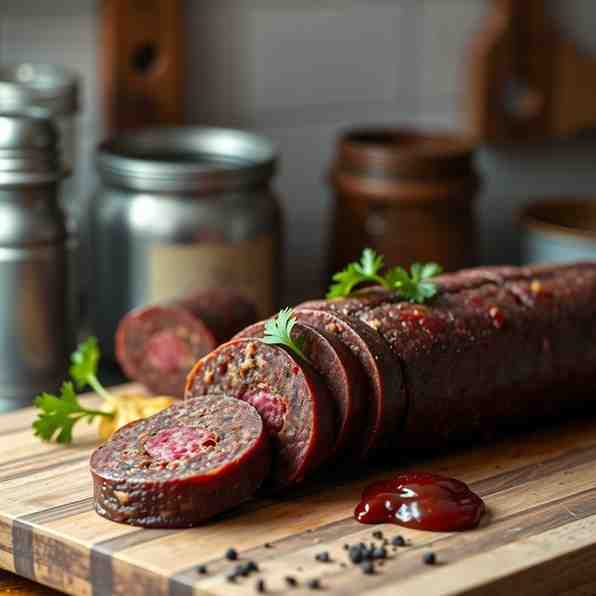 Homemade Blood Pudding Sausage - English Recipe